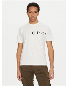 Футболка обычного кроя 18CMTS139A005100W, белый C.p. company
