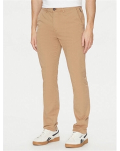 Облегающие брюки чинос M-Puyo NP0A4H98, коричневый Napapijri