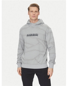 Свободный крой толстовки Cellini NP0A4ILR, серый Napapijri