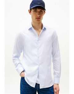 Официальная рубашка SMART CASUAL TH FLEX, светло-голубой Tommy hilfiger