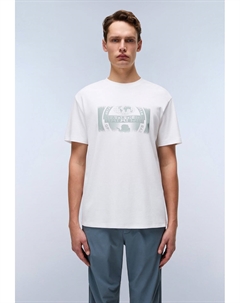 Футболка с принтом VANNI, слоновая кость Napapijri