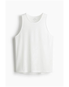 Спортивная майка с драймувом, стандартного кроя, белый H&m