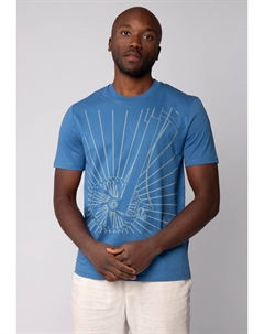 Футболка с принтом FAHRRADSPEICHEN, светло-голубой Watapparel