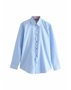 Рубашка REGULAR FIT-EASY CARE TEXTURED TRIMMED, синий Next