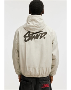 Летняя куртка HOODED STWD, светло-серый Pull & bear