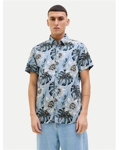 Рубашка удобного кроя Hawaii 12269137, голубой Jack & jones