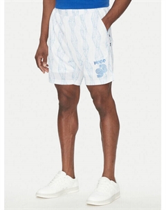 Шорты для плавания стандартный крой Niteam 50536102, белый Hugo