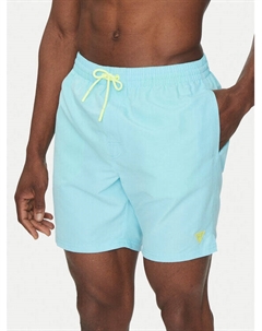 Шорты для плавания стандартный крой F4GT03 WG282, голубой Guess