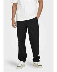 Брюки, черный Only & sons