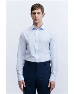 Рубашка облегающего кроя, легко гладится, голубой H&m