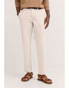 Чиносы MIT PRAKTISCHEN GÜRTELSCHLAUFEN, молочный Bugatti