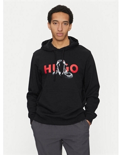 Толстовка обычного кроя Dueleyo 50530580, черный Hugo