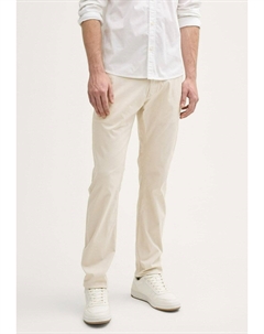 Брюки TAPERED CHINO, бежевый Tom tailor