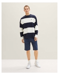 Тканевые шорты, морской Tom tailor