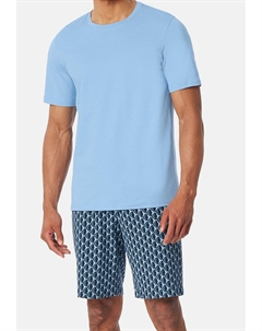 Пижама CASUAL ESSENTIALS SET, светло-голубой Schiesser