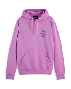 Толстовка с капюшоном с рисунком спереди и сзади, розовый Scotch&soda