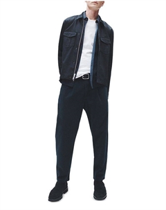 Классические брюки-чиносы со складками из хлопковой смеси, синий Rag & bone