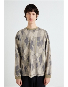 Топ с длинными рукавами BRICK GRAPHIC LONG SLEEVE, серый Weekday