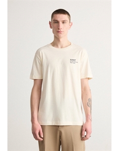 Базовая футболка SMALL GRAPHIC SS, молочный Gant