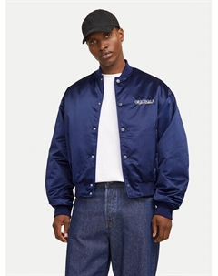 Куртка-Бомбер стандартный крой Boston 12272869, синий Jack & jones