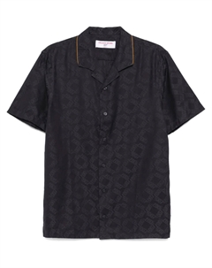 Рубашка Hibbert 007 Monogram, черный Orlebar brown
