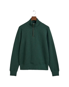 Свитер Sacker Rib Half Zip, зеленый Gant