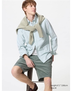 Легкие шорты вельвет, зеленый Uniqlo
