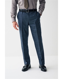 Фактурный костюм и брюки из смесовой шерсти, синий Next