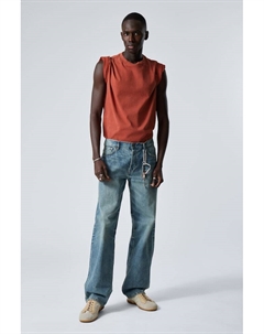 Джинсы свободного кроя с заниженной талией Sphere, синий Weekday