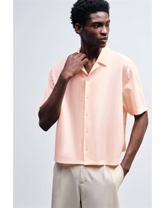 Рубашка свободного кроя из джерси в стиле casual, оранжевый H&m