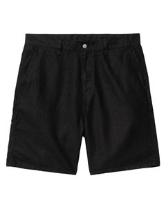 Льняно-Хлопковые шорты с карманами, черный Carhartt wip
