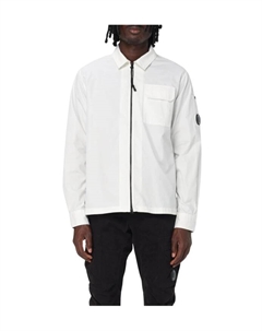 Хлопковая куртка классического кроя, белый C.p. company