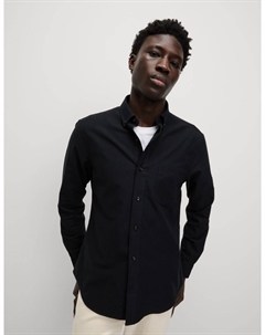 Лучшая рубашка Oxford из чистого хлопка, черный Marks & spencer