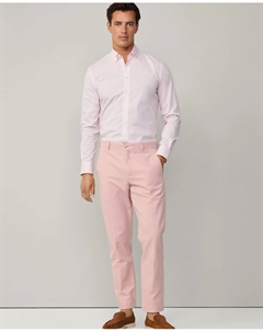 Мужские зауженные брюки чинос с диагональными карманами, розовый Hackett