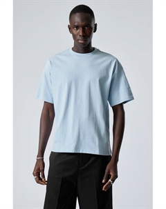 Футболка свободного кроя, голубой Weekday