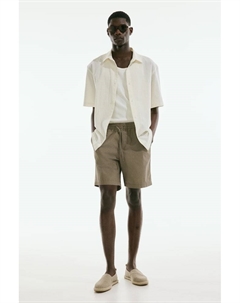 Шорты из парусины классического кроя, бежевый H&m