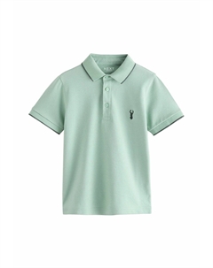 Поло SHORT SLEEVE, зеленый Next