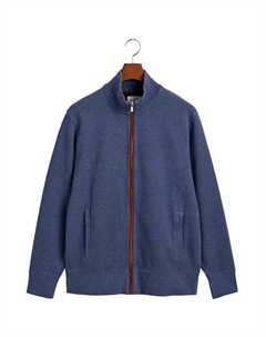 Толстовка 2028042 full zip, синий Gant