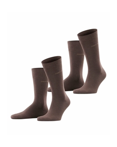 Носки BASIC UNI 2-PACK EVERYDAY CASUAL, темно-коричневый Esprit