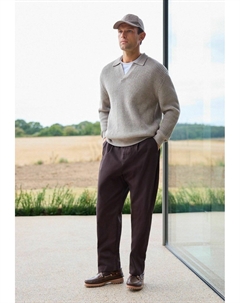 Топ с длинными рукавами, бежевый Next