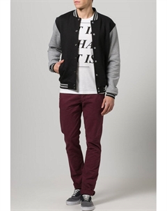 Куртка-бомбер 2 TONE COLLEGE , черный Urban classics