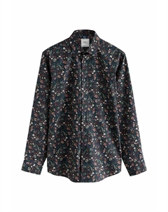 Рубашка LONG SLEEVE PRINT, синий Next