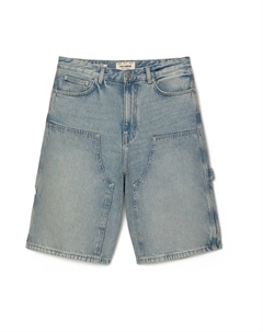 Джинсы с широкими штанинами, синий деним Pull & bear