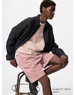 Легкие шорты вельвет, розовый Uniqlo