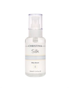 Silk Silky Serum Шелковая сыворотка для выравнивания морщин шаг 8 100мл Christina