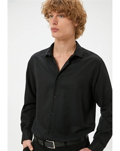 Рубашка HALF ITALIAN NECK, черный Koton
