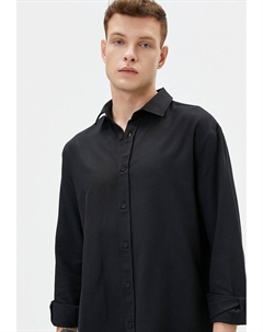 Рубашка BUTTONED CLASSIC NECK, черный Koton