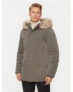 Парка стандартного кроя Sandford M4628F T3148 F3269, зеленый Geox