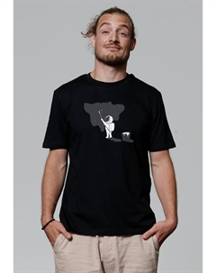 Футболка с принтом PAINTING SPACE, черный Watapparel