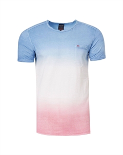 Футболка в отличном поношенном виде, синий Rusty neal